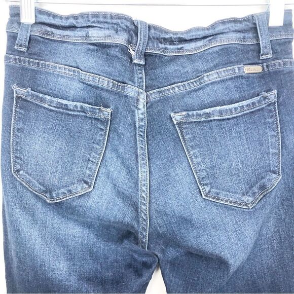 KANCAN | Dark Wash Distressed Stretchy Skinny Jeans Women’s Size 28 (9) - Picture 7 of 10